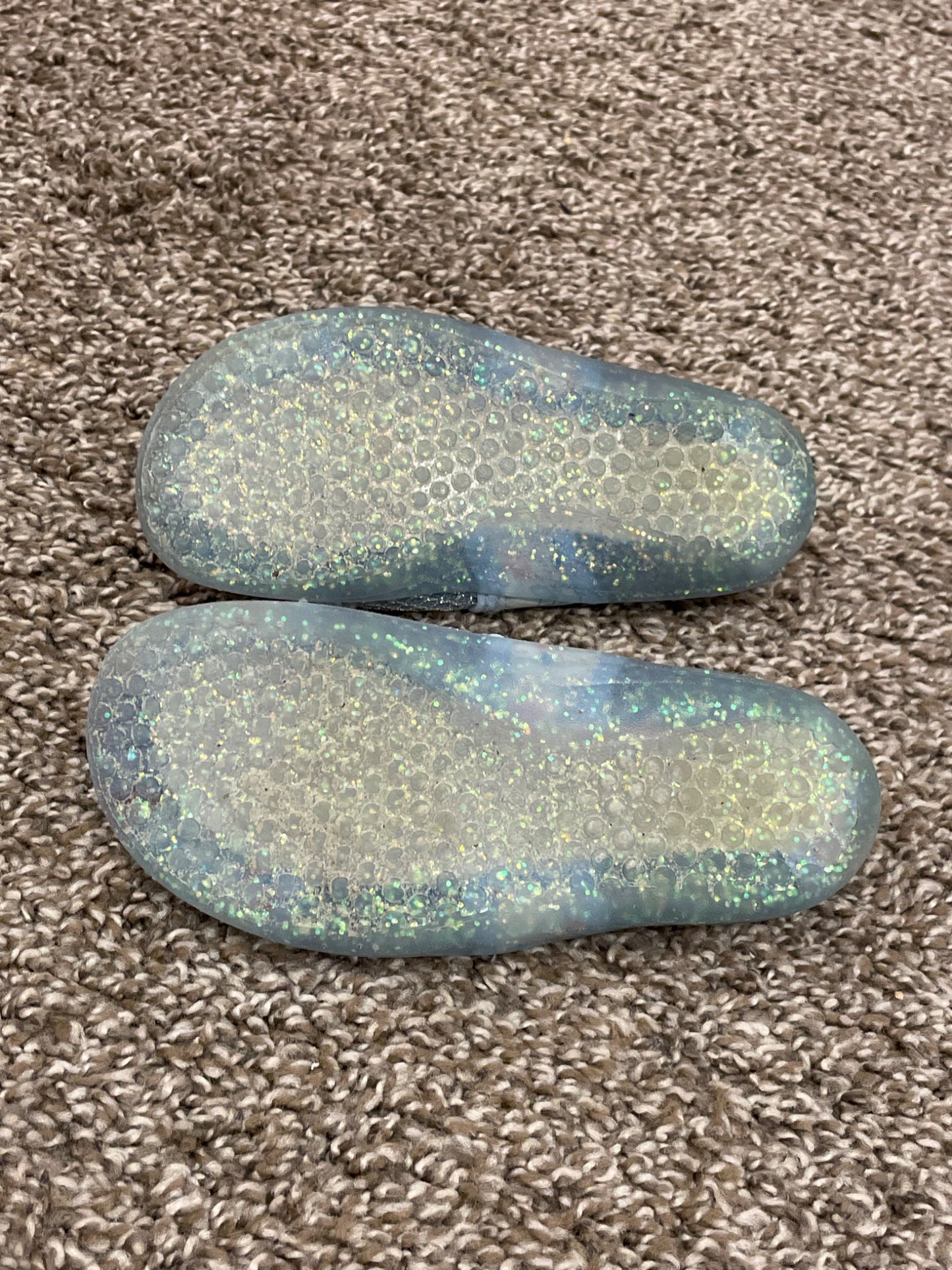 Girls Disney Frozen Princess Jelly Shoes / Sandals / Water shoes, size 8, VGUC, Shoes 8 (Toddler:2-4yr)