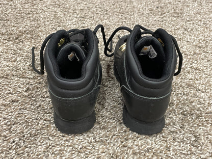 Kids Black Timberland Boots with Gold Accents, Excellent Used Condition (EUC), Size 9.5 , Shoes 9.5 (Toddler:2-4yr)