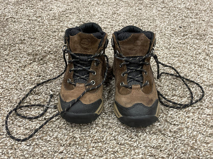 Boys Timberland Waterproof Hiking Boots, Genuine Leather, Size 7.5, Very Good Used Condition (VGUC), Shoes 7.5 (Toddler:2-4yr)