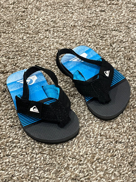 Toddler boys Quiksilver sandals, Size 3, Excellent Used Condition (EUC), Shoes 3 (Baby: 0-12 mth)
