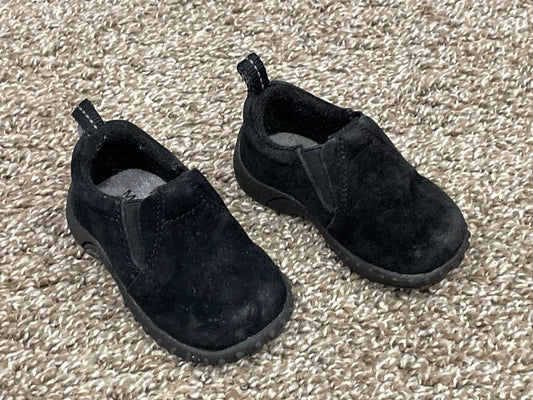 Black Suede Merrell Jungle Moc Jr Slip-On Shoes, Size 3, Very Good Used Condition (VGUC), Shoes 3 (Baby: 0-12 mth)