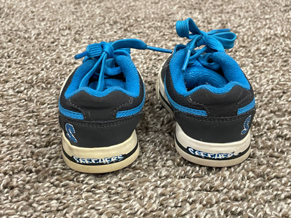 Boys Sketcher Skater Shoes, grey/blue, Size 5, Very Good Used Condition (VGUC), Shoes 5 (Walkers:12-24 mth)
