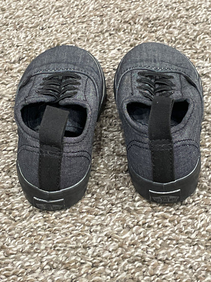 Boys Grey Vans Skater Shoes, size 8, Vary Good Used Condition (VGUC), Shoes 8 (Toddler:2-4yr)