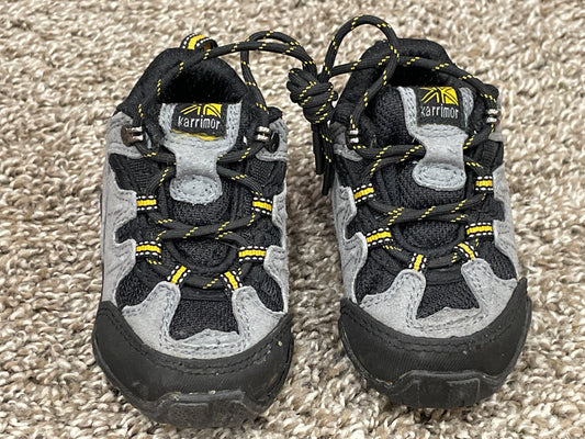 Boys Grey Karrimor Hiking Shoes / Sneakers / Runners, Size 3, Very Good Used Condition (VGUC), Shoes 3 (Baby: 0-12 mth)