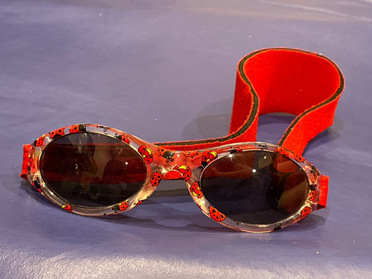 Infant My First Shades Lady Bug Sunglasses, Similar to Baby Banz, Very Good Used Condition (VGUC)