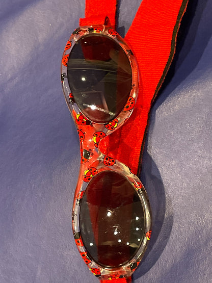 Infant My First Shades Lady Bug Sunglasses, Similar to Baby Banz, VGUC