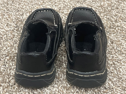 Boys, Black dress shoes, size 6, VGUC, Shoes 6 (Walkers:12-24 mth)