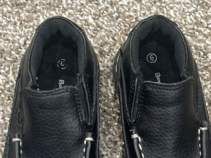 Boys, Black dress shoes, size 6, VGUC, Shoes 6 (Walkers:12-24 mth)