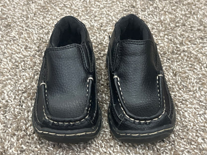Boys, Black dress shoes, size 6, VGUC, Shoes 6 (Walkers:12-24 mth)