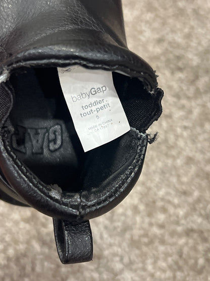 GAP Boots, black, size 5 Toddler, VGUC, Shoes 5 (Walkers:12-24 mth)