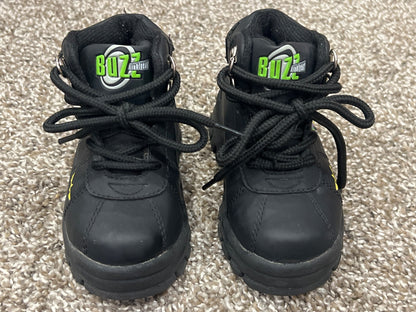 Boys Buzz Lightyear Black Boots, size 6, VGUC, Shoes 6 (Walkers:12-24 mth)