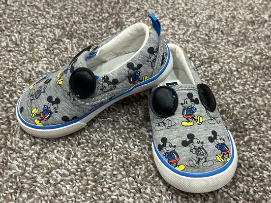 Baby GAP Disney Mickey Mouse Slip on Shoes, VGUC, Shoes 5 (Walkers:12-24 mth)