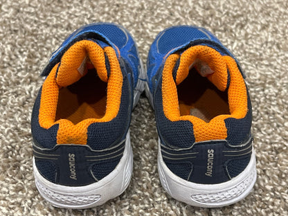 Boys Saucony Ride Running Shoes Sneakers, size 8W, VGUC, Shoes 8 (Toddler:2-4yr)