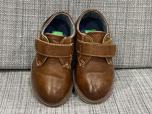 Boys Brown / Navy Dress Shoes, size 6, VGUC, Shoes 6 (Walkers:12-24 mth)
