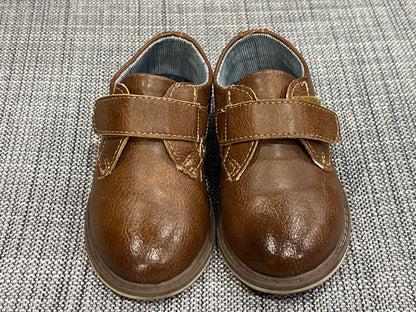 Boys Brown / Navy Dress Shoes, size 6, VGUC, Shoes 6 (Walkers:12-24 mth)