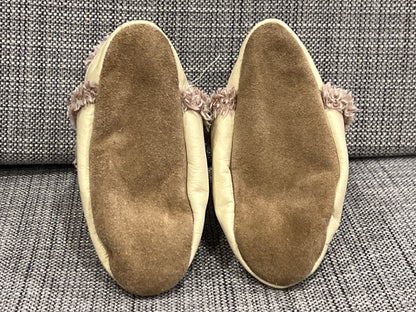Off-white Robeez Soft Sole Boots with Sherpa Lining, size 12-18 mos, EUC, Shoes 4.5 (Walkers:12-24 mth)