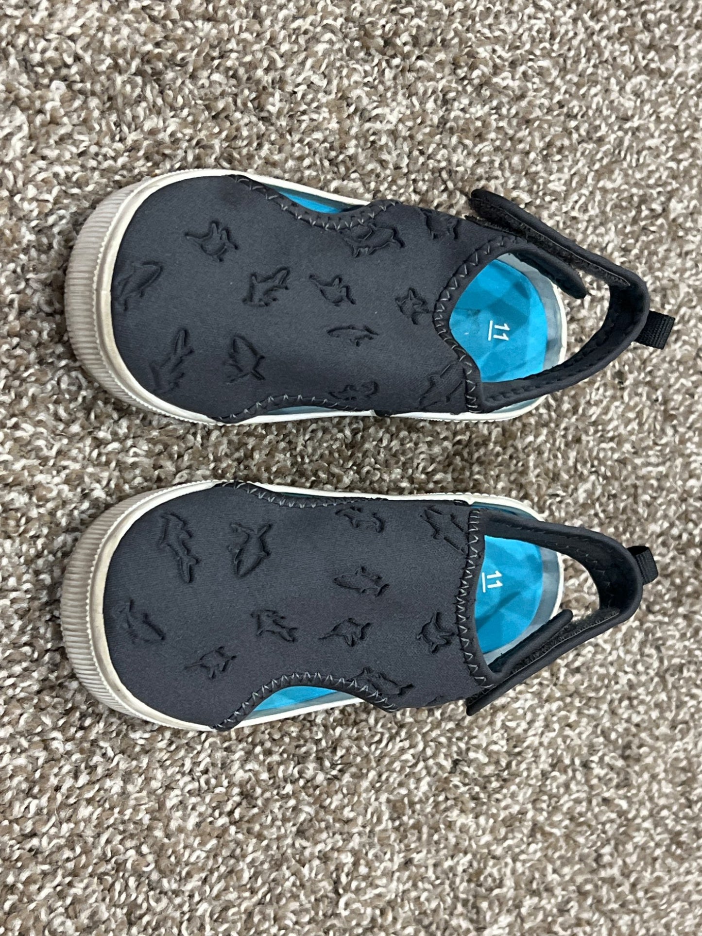Boys, Carter’s Shark Water Shoes Sandals, size 11, VGUC, Shoes 11 (Toddler:2-4yr)