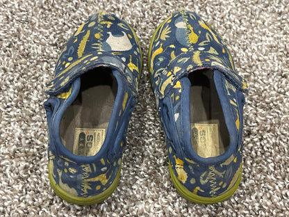 Boys, Bogs Canvas Zoo Print Shoes, Size 7, VGUC, Shoes 7 (Walkers:12-24 mth)