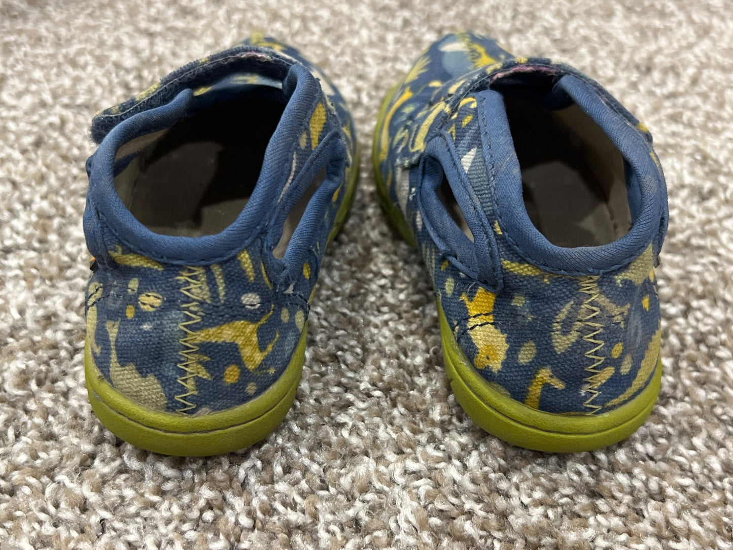 Boys, Bogs Canvas Zoo Print Shoes, Size 7, VGUC, Shoes 7 (Walkers:12-24 mth)