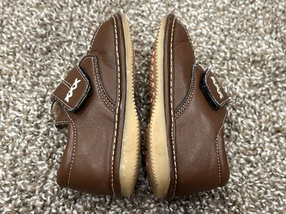Boys, Brown, Foot Kinetic, Toddler Squeak Shoes, Approx. Size 4, VGUC, Shoes 4 (Baby: 0-12 mth)