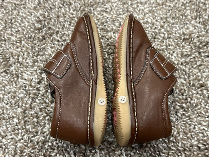 Boys, Brown, Foot Kinetic, Toddler Squeak Shoes, Approx. Size 4, VGUC, Shoes 4 (Baby: 0-12 mth)
