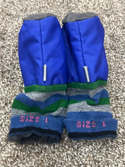Mimi Tens Soft Sole Sock Boots, approx Size 6.5T, EUC, Made in CANADA, MSRP: $36.95, Shoes 4 (Baby: 0-12 mth)