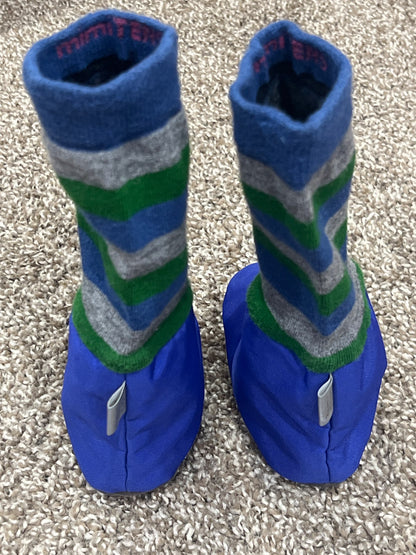 Mimi Tens Soft Sole Sock Boots, approx Size 6.5T, EUC, Made in CANADA, MSRP: $36.95, Shoes 4 (Baby: 0-12 mth)