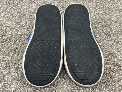 Boys, Blue Velcro Converse Shoes, size 10, VGUC, Shoes 10 (Toddler:2-4yr)