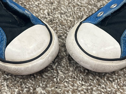 Boys, Blue Velcro Converse Shoes, size 10, VGUC, Shoes 10 (Toddler:2-4yr)