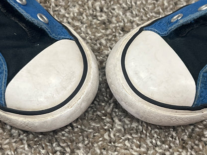 Boys, Blue Velcro Converse Shoes, size 10, VGUC, Shoes 10 (Toddler:2-4yr)