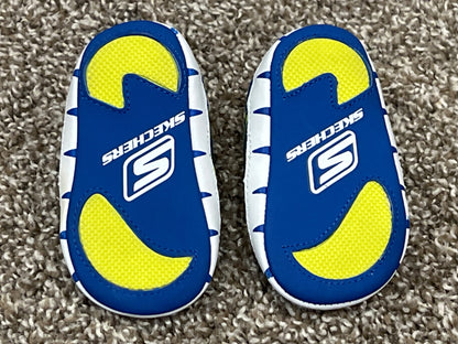 Baby boys, Skecher Crib Sneakers Running Shoes, size 2, VGUC, Shoes 2 (Baby: 0-12 mth)