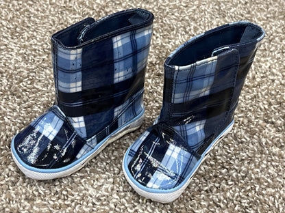 Baby Fashion Soft Sole Crib ‘Rain-style’ Boots, size 2, VGUC (NOT Waterproof or Water Resistant) , Shoes 2 (Baby: 0-12 mth)