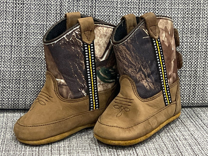 Old West, Baby Western Boots with soft soles with grip, size 2, EUC, Shoes 2 (Baby: 0-12 mth)