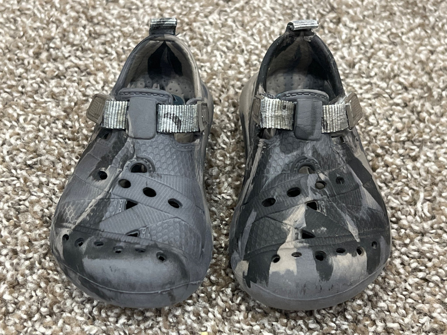 Grey camouflage sandal shoes, size 6, VGUC, Shoes 6 (Walkers:12-24 mth)