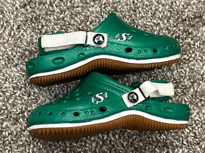Toddler Saskatchewan Roughrider Sandals, size 6-7, VGUC, Shoes 6 (Walkers:12-24 mth)