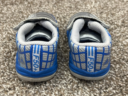 Adidas Sneakers, silver, blue, Running Shoes, size 5, VGUC, Shoes 5 (Walkers:12-24 mth)