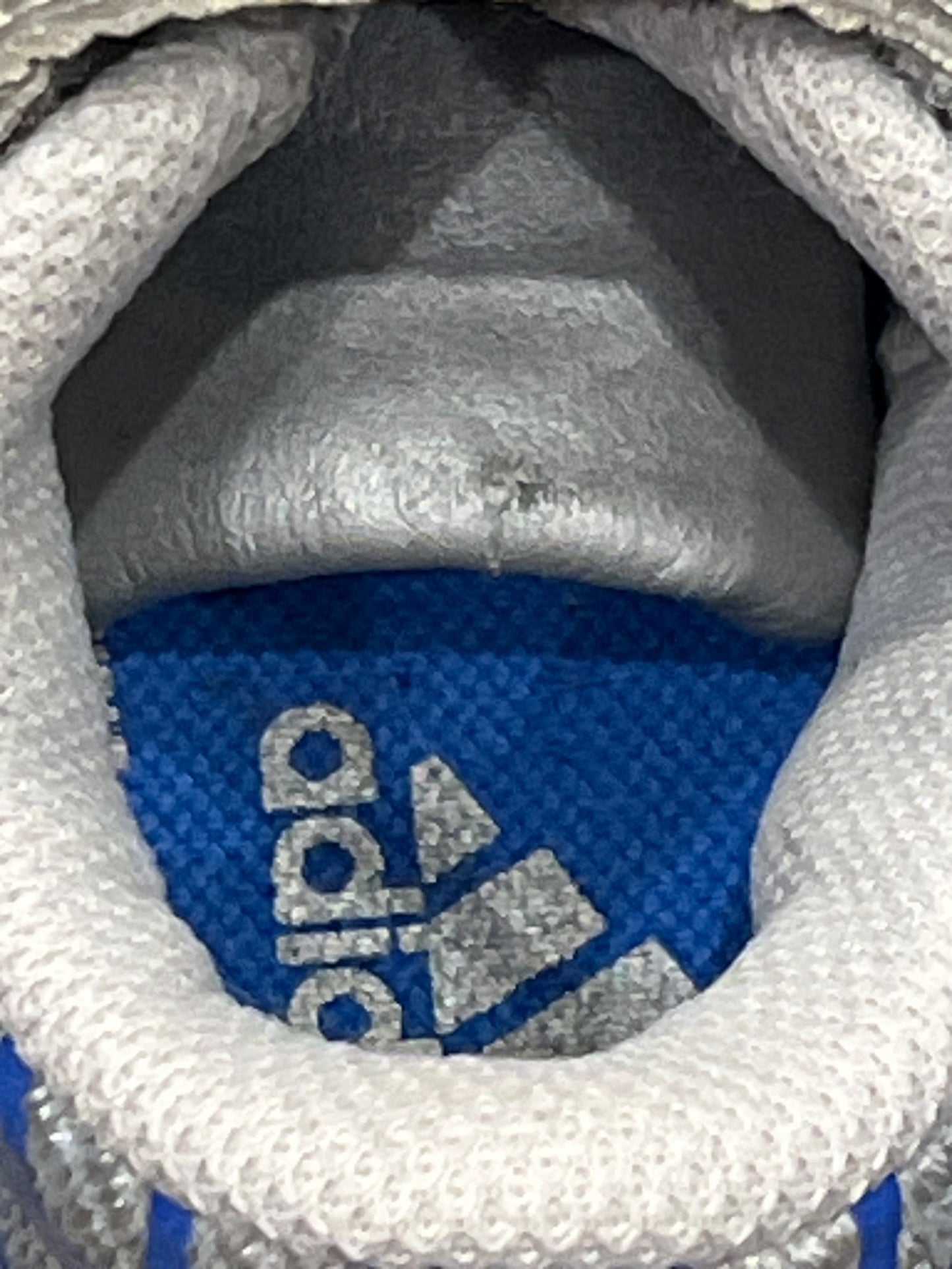 Adidas Sneakers, silver, blue, Running Shoes, size 5, VGUC, Shoes 5 (Walkers:12-24 mth)