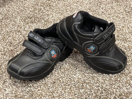 Toddler Boys, Thomas & Friends Black Shoes, size 6, VGUC, Shoes 6 (Walkers:12-24 mth)