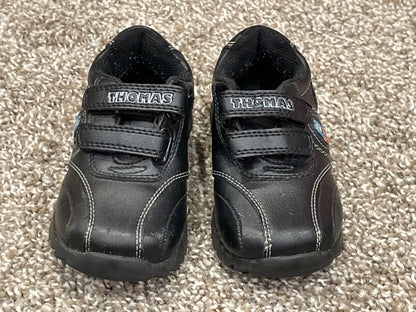 Toddler Boys, Thomas & Friends Black Shoes, size 6, VGUC, Shoes 6 (Walkers:12-24 mth)