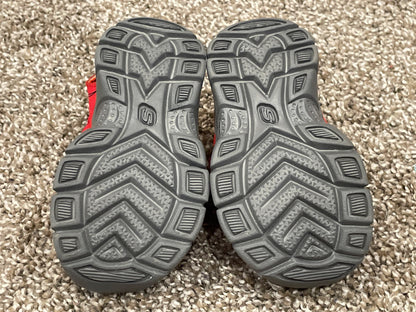 Toddler Boys, Red Skechers Sandal Shoes, size 6, EUC, Shoes 6 (Walkers:12-24 mth)