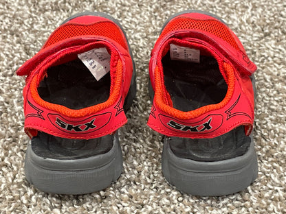 Toddler Boys, Red Skechers Sandal Shoes, size 6, EUC, Shoes 6 (Walkers:12-24 mth)