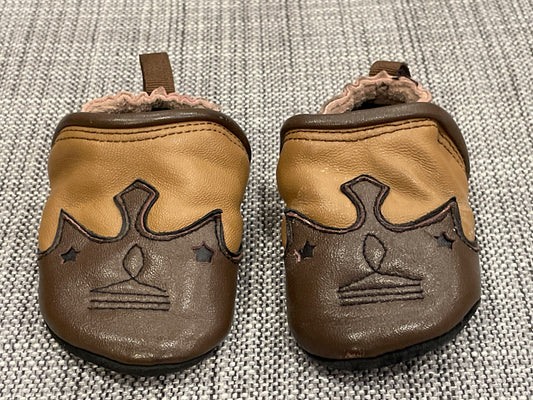 Soft Sole Western Crib Shoes similar to Robeez, baby size 1.5, VGUC, Shoes 1.5 (Baby: 0-12 mth)
