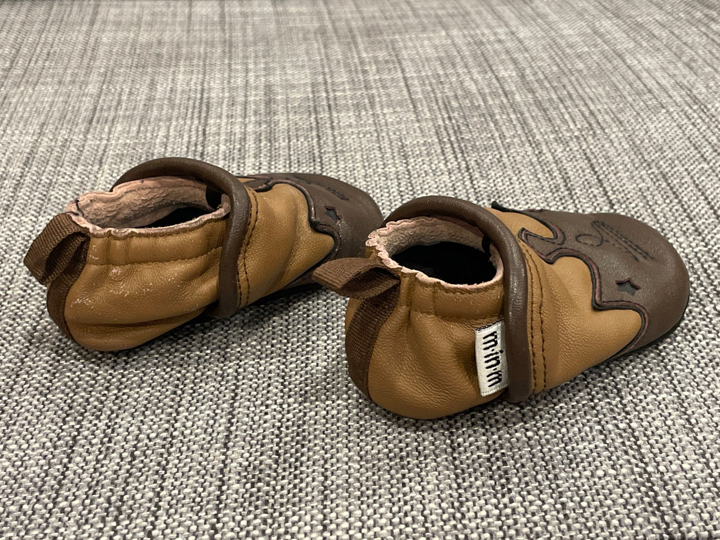 Soft Sole Western Crib Shoes similar to Robeez, baby size 1.5, VGUC, Shoes 1.5 (Baby: 0-12 mth)