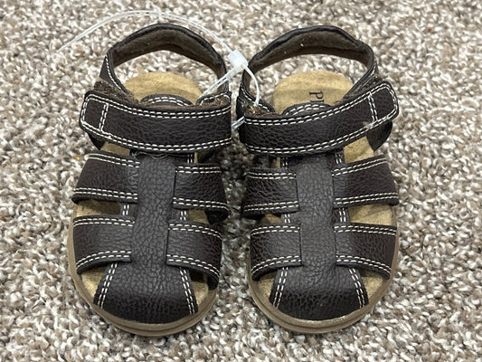 Toddler Boys Place Brown Sandals, size 5 (VGUC), Shoes 5 (Walkers:12-24 mth)