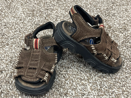 Toddler Boys, Dr Scholl’s Brown Sandals, size 5 (VGUC), Shoes 5 (Walkers:12-24 mth)