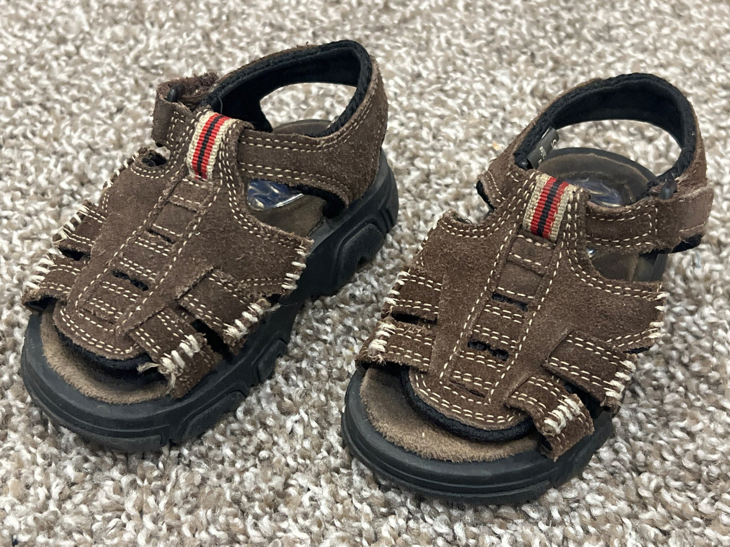 Toddler Boys, Dr Scholl’s Brown Sandals, size 5 (VGUC), Shoes 5 (Walkers:12-24 mth)