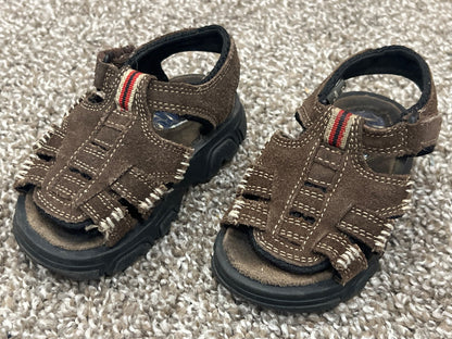 Toddler Boys, Dr Scholl’s Brown Sandals, size 5 (VGUC), Shoes 5 (Walkers:12-24 mth)