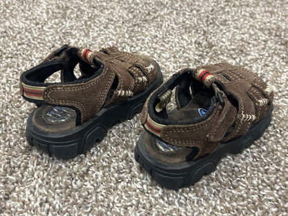 Toddler Boys, Dr Scholl’s Brown Sandals, size 5 (VGUC), Shoes 5 (Walkers:12-24 mth)