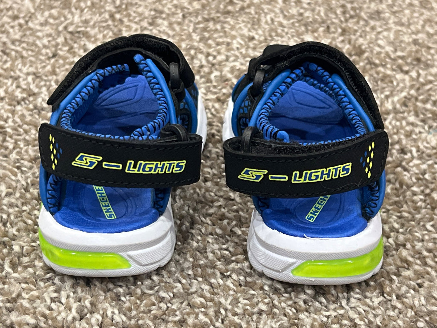 Skecher, S-Light Sandals, light-up, size 5, VGUC, Shoes 5 (Walkers:12-24 mth)