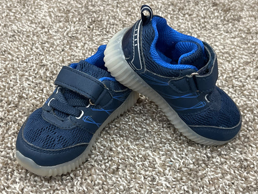Toddler Boys, Blue Sneakers, Running Shoes, from Monkey Bars, size 5, VGUC, Shoes 5 (Walkers:12-24 mth)